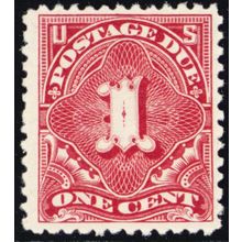 J31, Mint VF NH 1¢ Postage Due Stamp SCV $260.00 - Stuart Katz