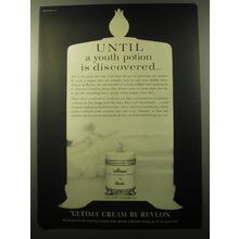 1960 Revlon Ultima Cream Ad - Until a youth potion is discovered