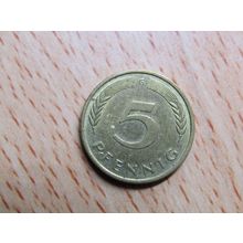 1986g 5 Pfennig Germany Coin