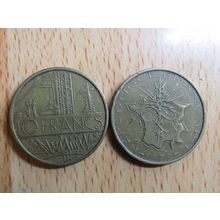 France Republic 1974 10 Francs Coin