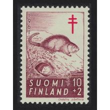 Finland Muskrat Rodent 1961 MNH SG#627 Sc#B160
