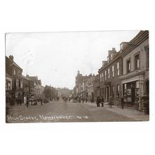 High Street, Newmarket, Suffolk, RP Postcard.