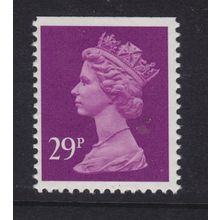X1055 29p Deep Mauve PCP LITHO WALSALL IMPERF TOP ~ Unmounted Mint
