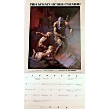 Rare sealed 1984 SCIENCE FICTION CALENDAR with Frank Frazetta cover art