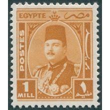 Egypt 1945 1m orange-brown SG291 unused
