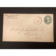 ICOLLECTZONE US Postal Stationary Entire U163 used VF (A100)