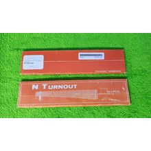 2 x Yokohama Shinohara Right 9mm #4 turnouts N scale