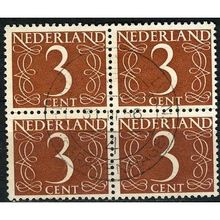 1946/1957 NVPH 463 - fine used (o) - block of 4