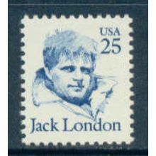 2182 25c Jack London Fine MNH Dry Gum MA2048