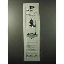 1958 Leitz Valoy II Enlarger Ad - Precision