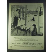 1958 Pilkington Insulight Double Glazing Units Ad - We don't expect