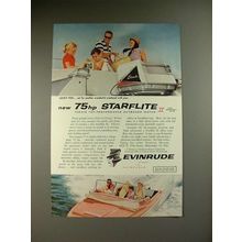 1959 Evinrude Starflite II Outboard Motor Ad, Lucky You