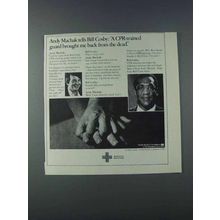 1981 Red Cross Ad - Andy Machak Tells Bill Cosby