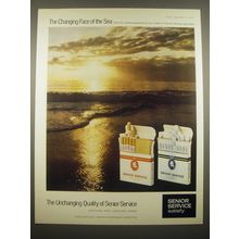 1966 Senior Service Cigarettes Advertisement