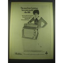 1968 Gestetner 466 Duplicator Ad - The man from Gestetner has a new model