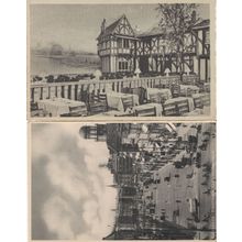 Kobenhavn Denmark Lorrys Landsby 2x Old Postcard