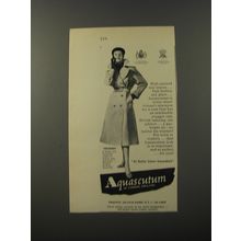 1953 Aquascutum Queensway Coat Ad - High spirited any season