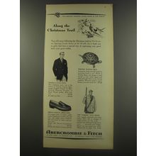 1956 Abercrombie & Fitch Ad - Viyella Club Coat; Toledo Turtle Bell