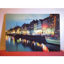 NYHAVN, COPENHAGEN, DENMARK ..used postcard. 1975 postmark #