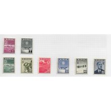 NORWAY 1945 WAR TIME ISSUE COMPLETE SET FROM LONDON NAVAL USE CONVOY SHIPS MINT