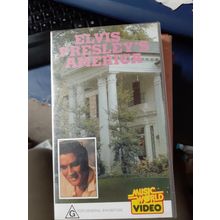 vhs video cassette elvis presleys america