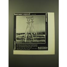 1961 Baccarat Etrusque and Ship's Decanter Advertisement