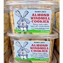 Trader Joe's Almond Windmill Cookies 15oz 425g (2 Tubs)