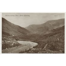 Bwlchoerddrws Pass near Dinas Mawddwy Gwynedd Wales RPPC Early 20th C. JV 23557