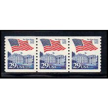 2609 29c U.S. Flag Over White House Very Fine MNH PNC 1/3 PA1466