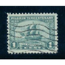 Used 548 1c Mayflower Almost Extra Fine C0371