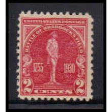 688 2c Battle of Braddock Barely Clears MNH O2498