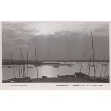 Aldeburgh Sunset Suffolk Real Photo Postcard