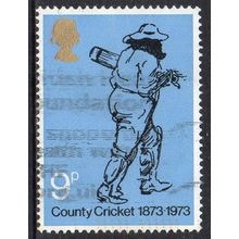 GB 1973 Centenary of County Cricket 9p Used