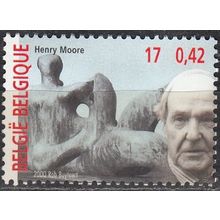 Belgique 2000 Michel 3012 Neuf ** Cote (2008) 1.10 € Henry Moore
