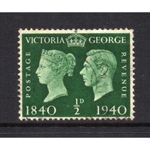 George VI - 1940 - ½d Green (Stamp Centenary) (sg479) Used #2