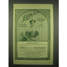 1902 Libby's Food Products Ad - Libby's good things to eat