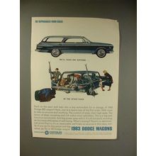 1963 Dodge 880 Station Wagon Ad - Take on Space Race