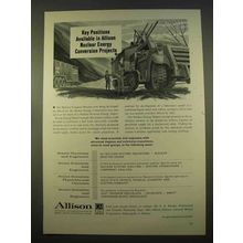 1963 GM Allison Energy Conversion Ad - Nuclear Energy