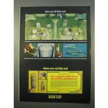 1963 Dixie Cup Ad - You Cut All This Out