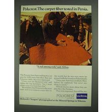 1967 Uniroyal Polycrest Fiber Ad - Tested in Persia