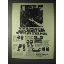 1973 Weaver Mounts Ad - Great American