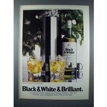 1979 Black & White Scotch Ad - Brilliant