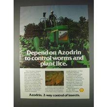 1982 Shell Azodrin Ad - Control Worms and Plant Lice