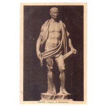 DUOMO, S. BARTOLOMEO, MILAN, MILANO , ITALY unused antique postcard, =