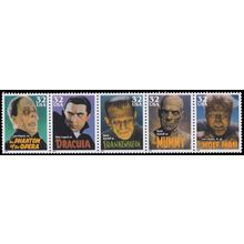 3168-3172 32c Classic Monsters Fine MNH L01627