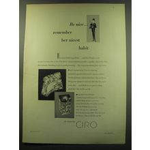 1949 Ciro New Horizons and Danger Perfumes Advertisement - Be nice