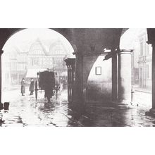 Shrewsbury Square 1903 Repro Disaster Weather Day Postcard