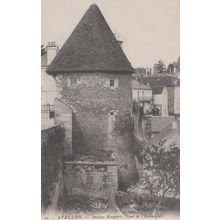 Avallon Remparts Tour De L'Escharguet French France Antique Postcard