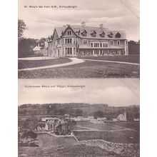 St Marys Isle Abbey From SW Kirkcudbright 2x Old Postcard s