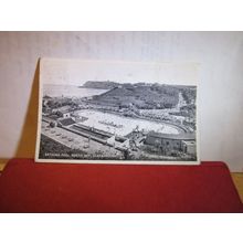 NORTH BAY, BATHING POOL, SCARBOROUGH YORKSHIRE used vintage postcard 1956 pm =